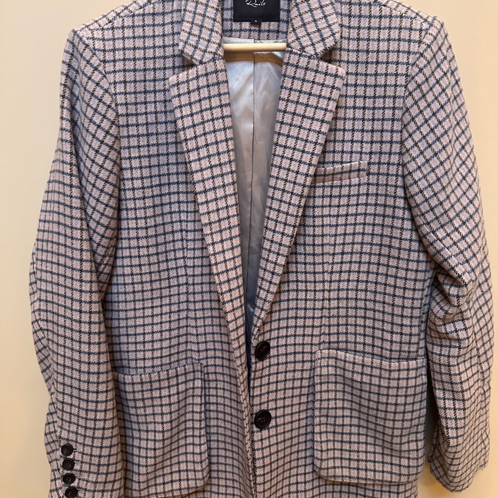 Rails Multi Checkered Women’s Wool Blazer